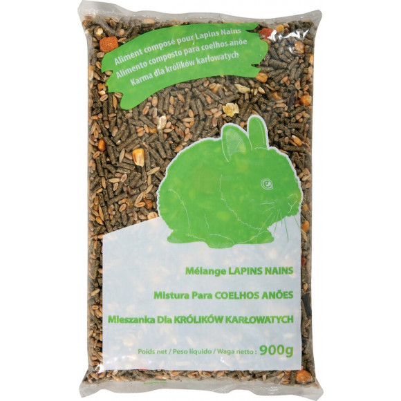 Mélange pour lapins nains 900grs