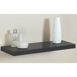 Etagère ""Glossy"" gris 80 x 25 cm