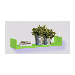 Etagère modèle ''U'' pistache 60x10x15cm