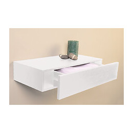 Etagère-tiroir blanc Glossy 48 x 25 x 10 cm