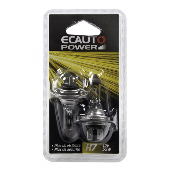 2 lampes automobile H7 55w 12V