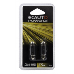 2 lampes automobile C5W 12V