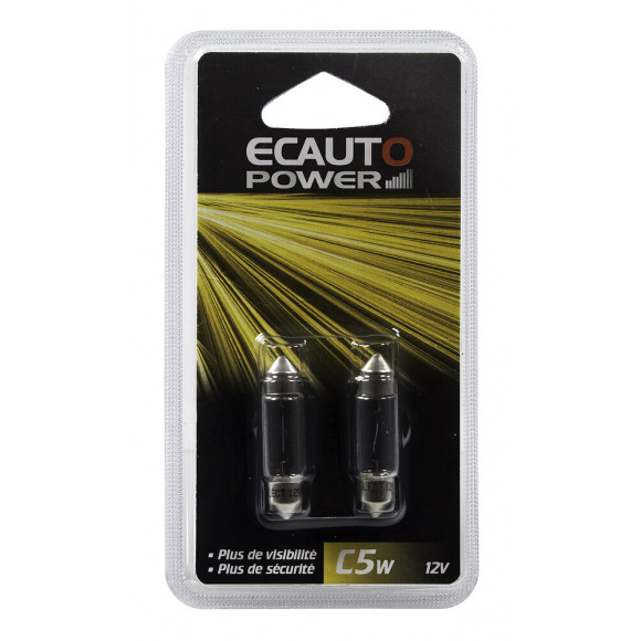 2 lampes automobile C5W 12V
