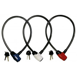 Antivol à clé longueur 65cm - d.12mm