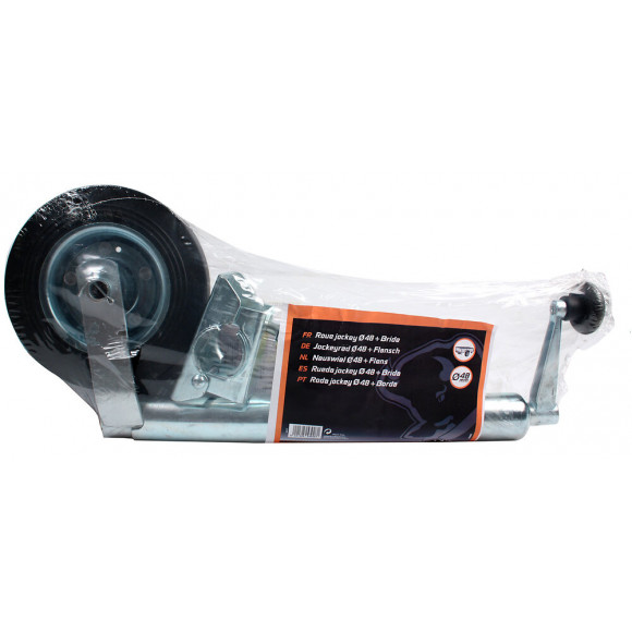 Roue jockey avec fourche d.48mm + bride  XLPTOOLS