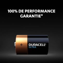 2 Piles Alcalines ULTRA type D