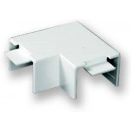 angle plat 60x40 pour Moulure électrique