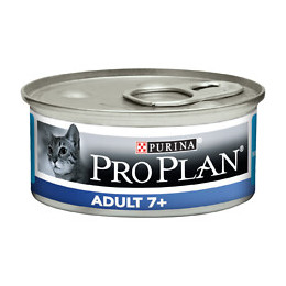 Boite chat adulte 7+ - Mousse Thon - 85g