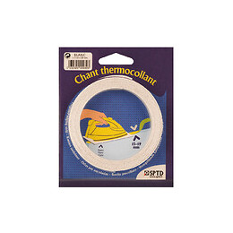 Chant mélaminé thermocollant 20mmx5ml blanc mat