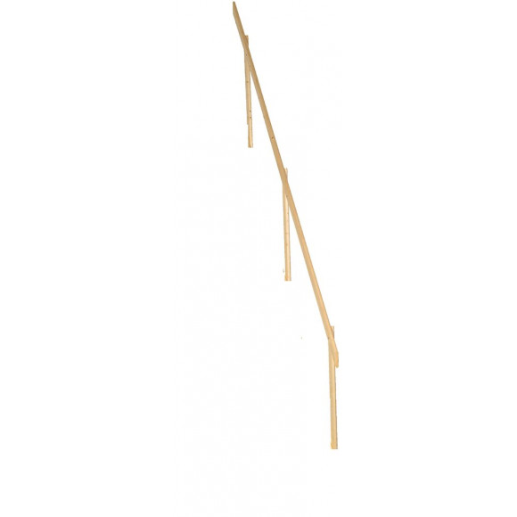 Rampe pour échelle de meunier en sapin - Longueur 3.34m