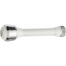 Brise-jet F22x100 avec aérateur 2 jets blanc