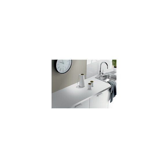 Plan de travail postformé 2470x620x28 mm Blanc