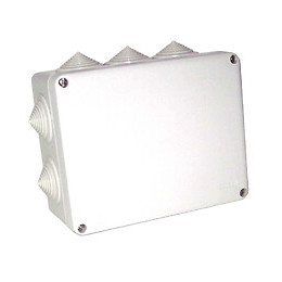 Boitier dérivation étanche 170x140x70mm gris