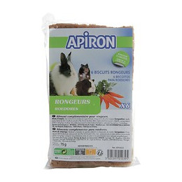 Biscuits aux fruits pour rongeur par 6 APIRON