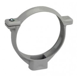 Collier fixation gouttière DN80 couleur gris clair