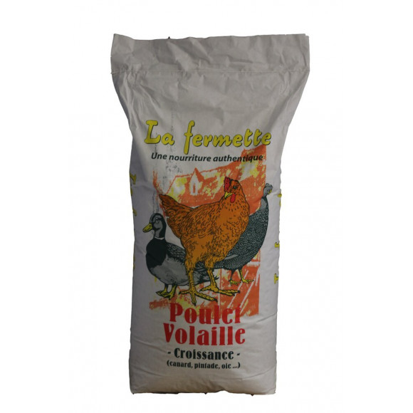 Aliment pour poulet et volailles 25kg