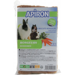 Biscuits aux fruits pour rongeur par 6 APIRON
