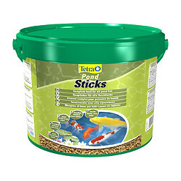 Aliments complets pour poissons de bassin TETRA Pond Sticks 10L
