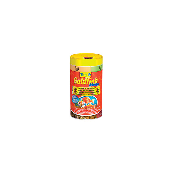 Aliments poissons rouges et eau froide TETRA Goldfish menu 250ml