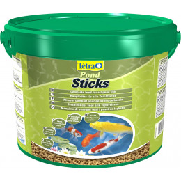 Aliments complets pour poissons de bassin TETRA Pond Sticks 10L
