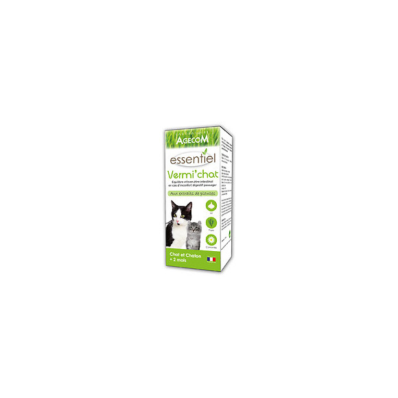 Vermifuge ESSENTIEL Vermi'chat pour chat 100ml