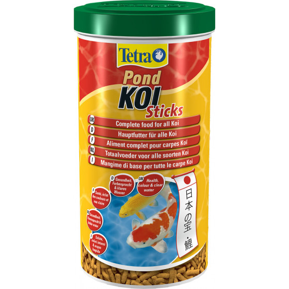 Aliments complets pour carpes Koï TETRA Pond Koi Sticks 1L