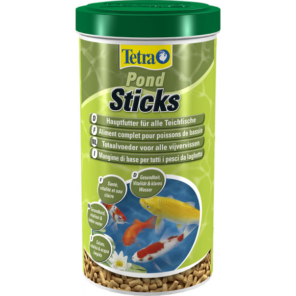 Aliments complets pour poissons de bassin TETRA Pond Sticks 1L