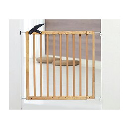 Barrière de sécurité extensible et rotative en bois