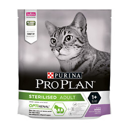 Croquettes chat stérilisé PRO PLAN-  riche en dinde - 400g