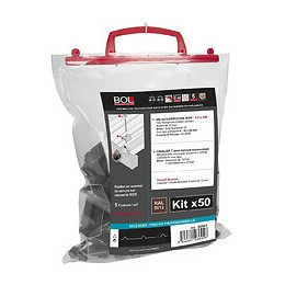 Vis autoperceuse + cavalier rouge 8012 fixation bac acier