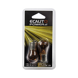 2 lampes automobile PY21W 12V