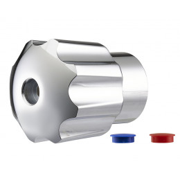 Lot de 2 croisillons chromés hauteur 14 à 35mm