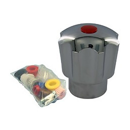 Lot de 2 croisillons chromés hauteur 14 à 35mm