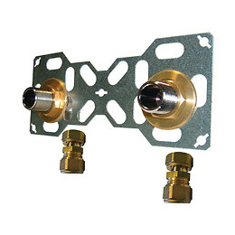 Platine double - PER à compression D.12