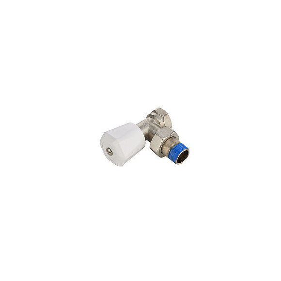 Robinet de radiateur manuel équerre 15x21mm