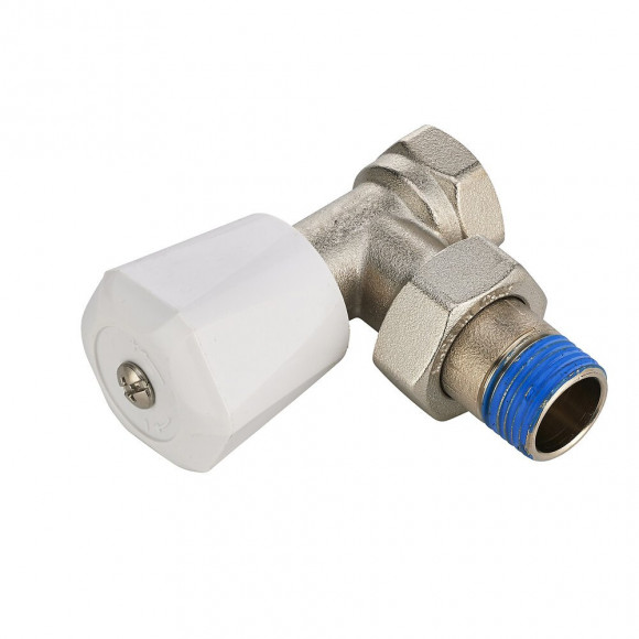 Robinet de radiateur manuel équerre 15x21mm