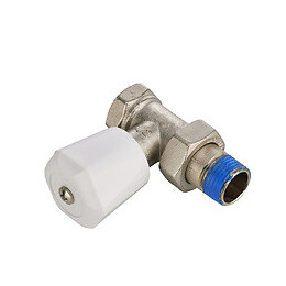 Robinet de radiateur manuel droit 15x21mm