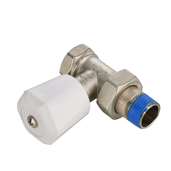 Robinet de radiateur manuel droit 15x21mm