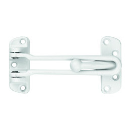 Entrebâilleur rigide de porte blanc