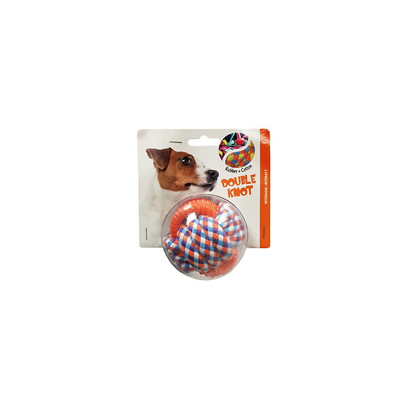 Jouet pour chien TWIST ROPE balle et corde 7.5cm