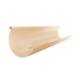 Profil de gouttière ronde dév.330 sable longueur 4m