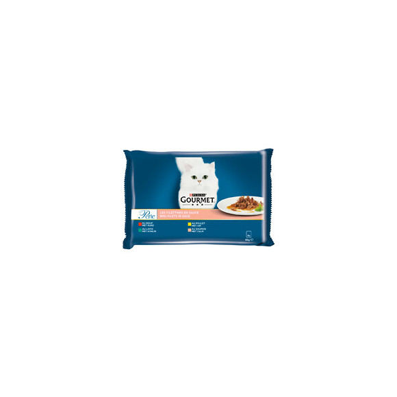 Sachet repas PERLE Les Filettines en Sauce - 4x85g