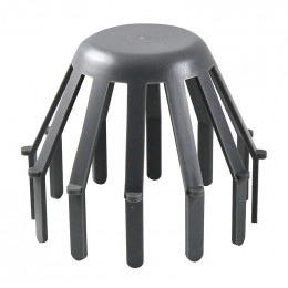 Crapaudine gouttière D.80 gris