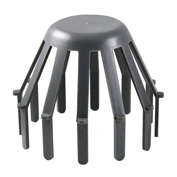 Crapaudine gouttière D.80 gris