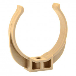 Collier de fixation à vis D.80 sable en sachet 5pcs