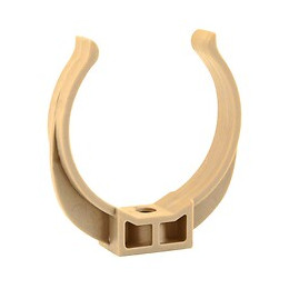 Collier de fixation à vis D.80 sable en sachet 5pcs