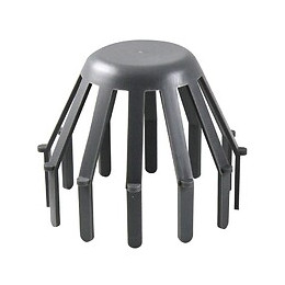 Crapaudine gouttière D.80 gris