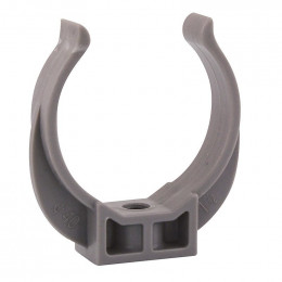 Collier de fixation lyre PVC évacuation D.40