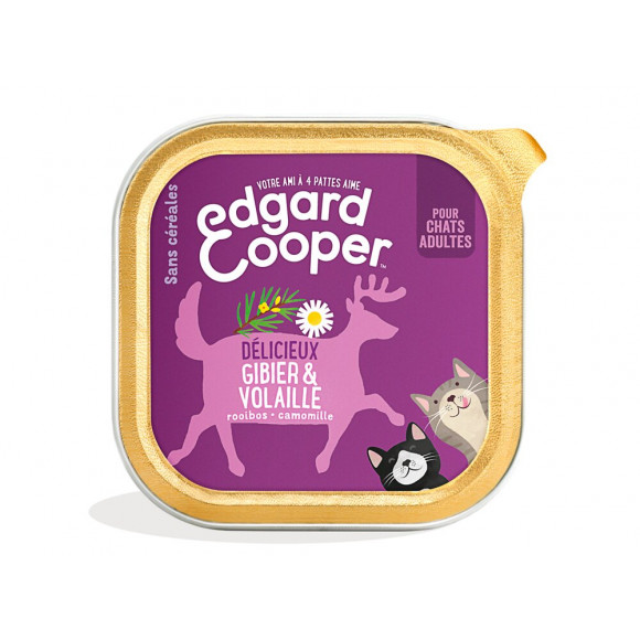 Barquette Naturelle Chat 85g Gibier/Volaille frais