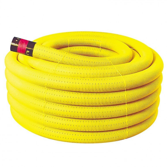 Drain annelé PVC D.100 couronne 25m